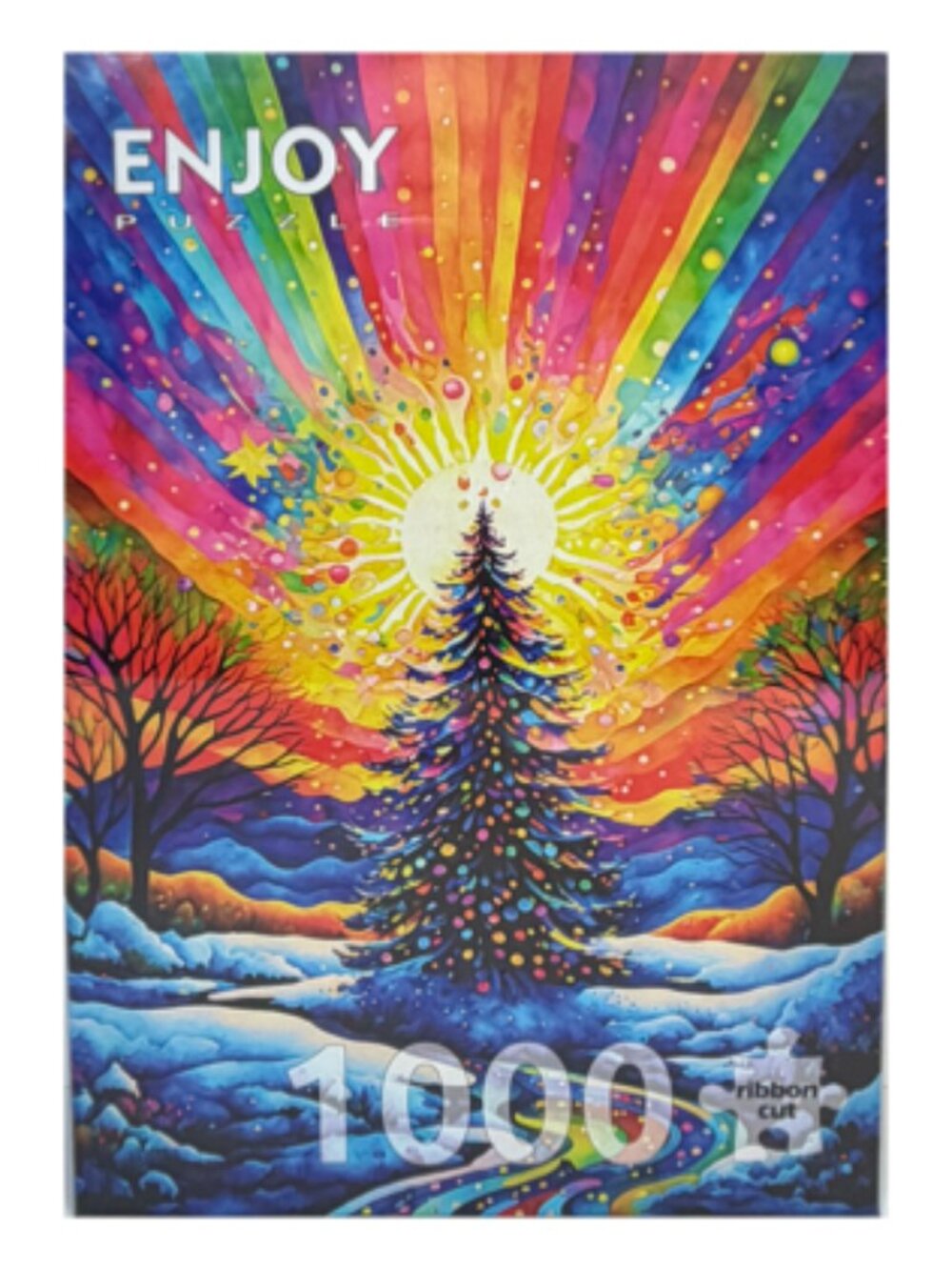 NEW Enjoy Puzzle Christmas Tree Celebration 1000pc